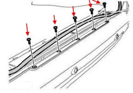 diagram of rear bumper Land Rover Freelander (1996-2006)